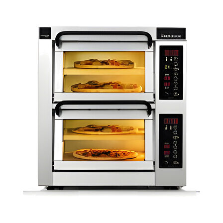 فرن حجري كهربائي بيتزا ماستر سويدي PM352ED-2 وحدتان 4 حجار